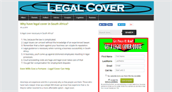Desktop Screenshot of legal-cover.co.za